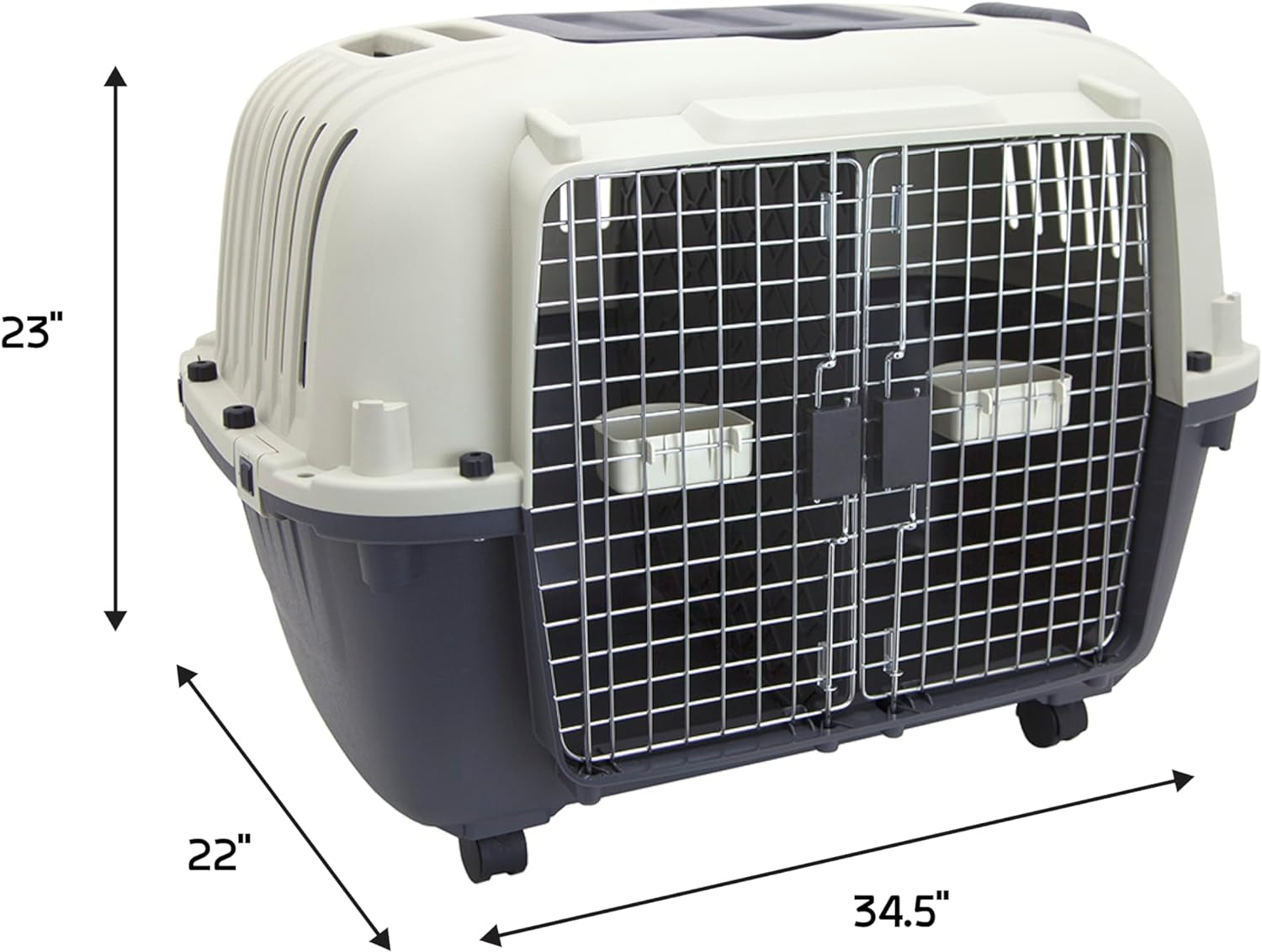 Double Wire Door Plastic Kennel (CM-0699-CS01)