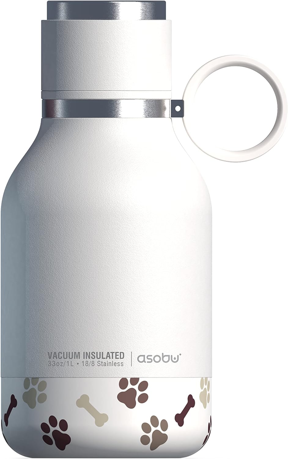 Insulated Travel Bottle with Dog Bowl Attachment (33 Ounce)