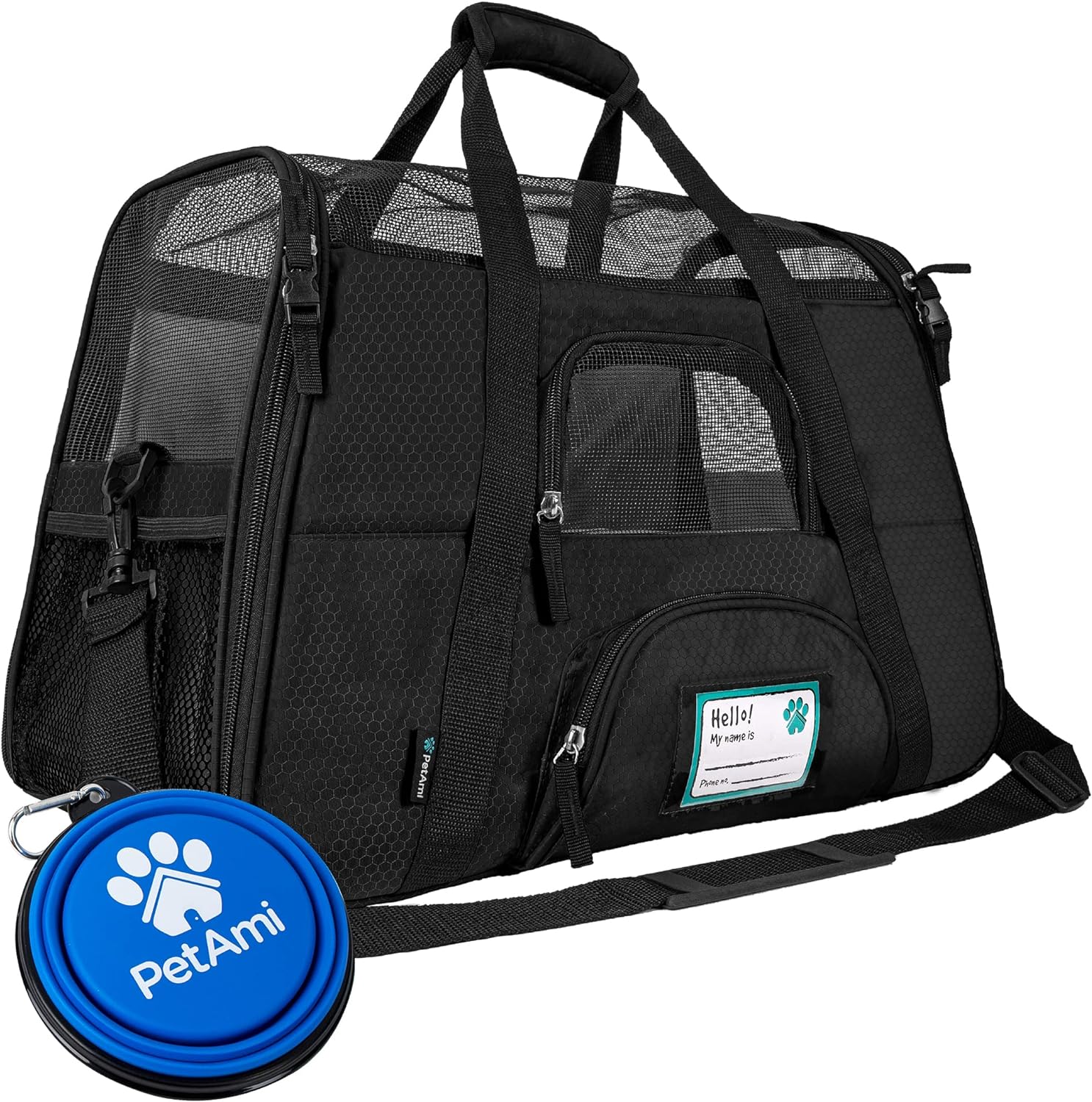 Airline Approved Pet Carrier for Cat or Small Dogs,  Ventilated Pet Carrying Bag Medium Large Kitten Puppy, Pink