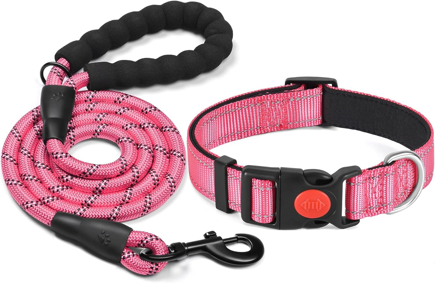 2 Packs Martingale Dog Collar with Quick Release Buckle Reflective Dog Training Collars for Small Medium Large Dogs