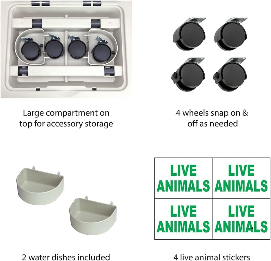 Double Wire Door Plastic Kennel (CM-0699-CS01)