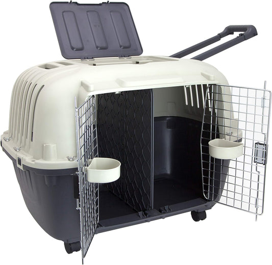 Double Wire Door Plastic Kennel (CM-0699-CS01)