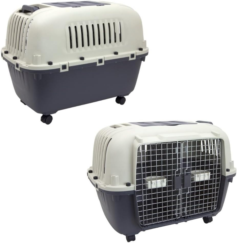 Double Wire Door Plastic Kennel (CM-0699-CS01)