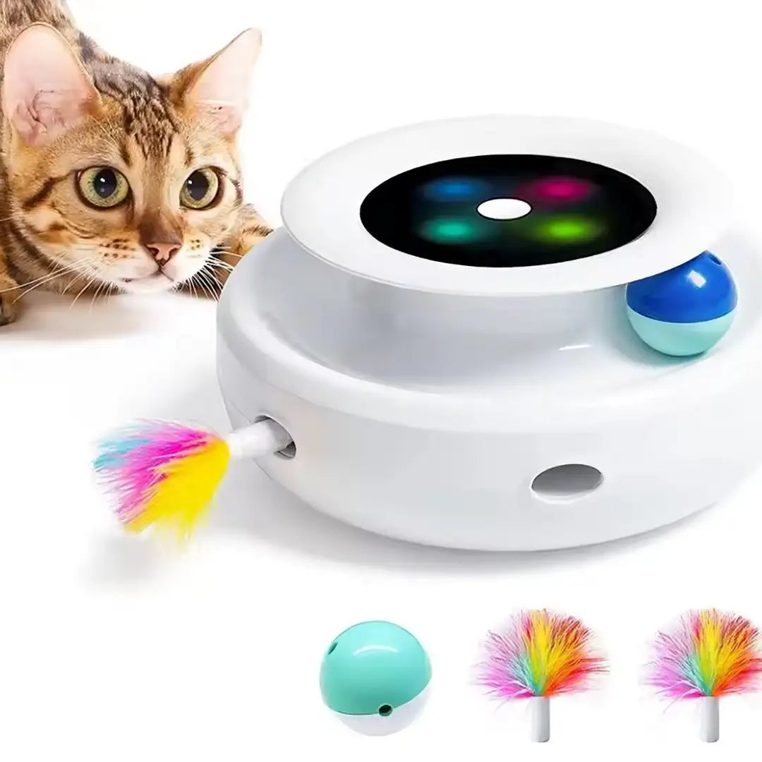 Automatic Feather Fun Ball Toy